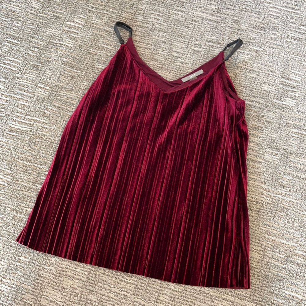 Velvet tank top